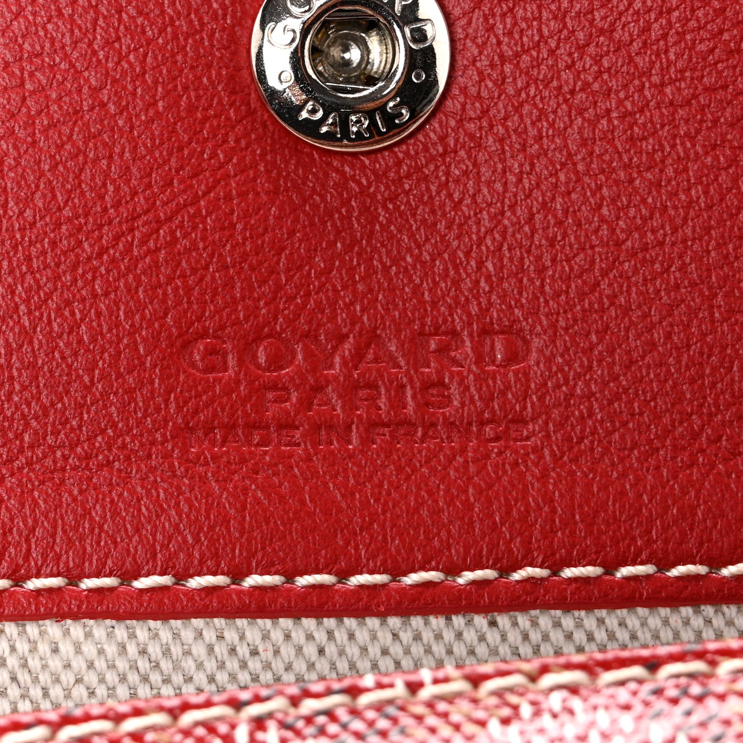 Goyard Goyardine Saint Louis GM Red 7 of 12