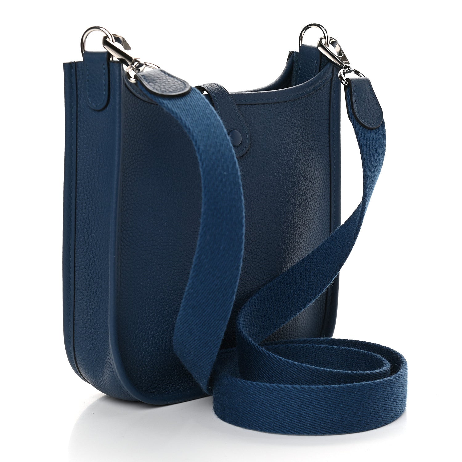 Hermes Taurillon Clemence Evelyne TPM Deep Blue 2 of 9