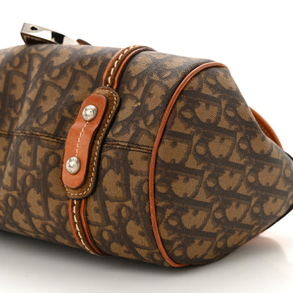 Christian Dior Monogram Romantique Trotter Flap Bag Brown 10 of 16