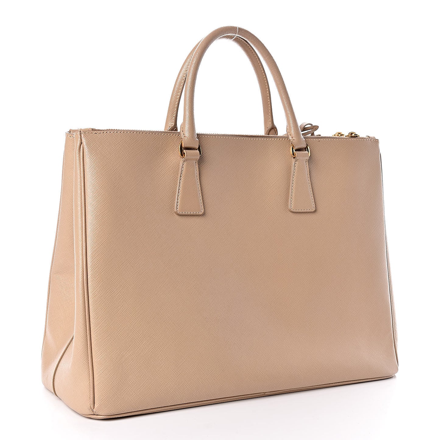 Saffiano Large Galleria Double Zip Tote Cammeo