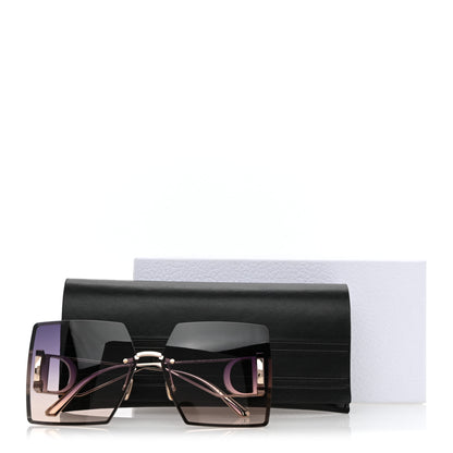 Christian Dior Square 30 Montaigne S7U Sunglasses Blue Pink 7 of 7