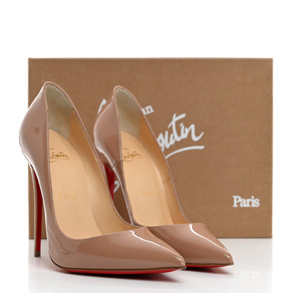 Christian Louboutin Patent So Kate 120 Pumps 37.5 Nude 9 of 9