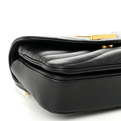 Louis Vuitton Calfskin LV New Wave Chain Bag Black 8 of 10