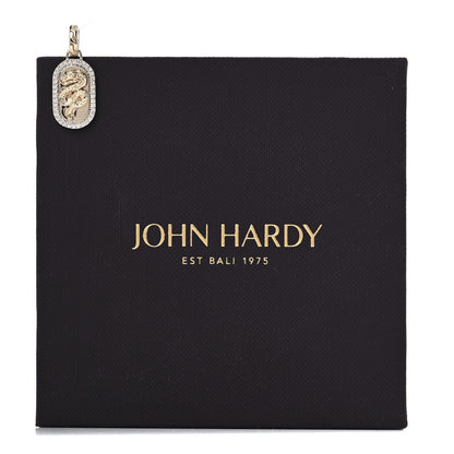 John Hardy 14K Yellow Gold Diamond Legends Naga Amulet Pendant 5 of 5