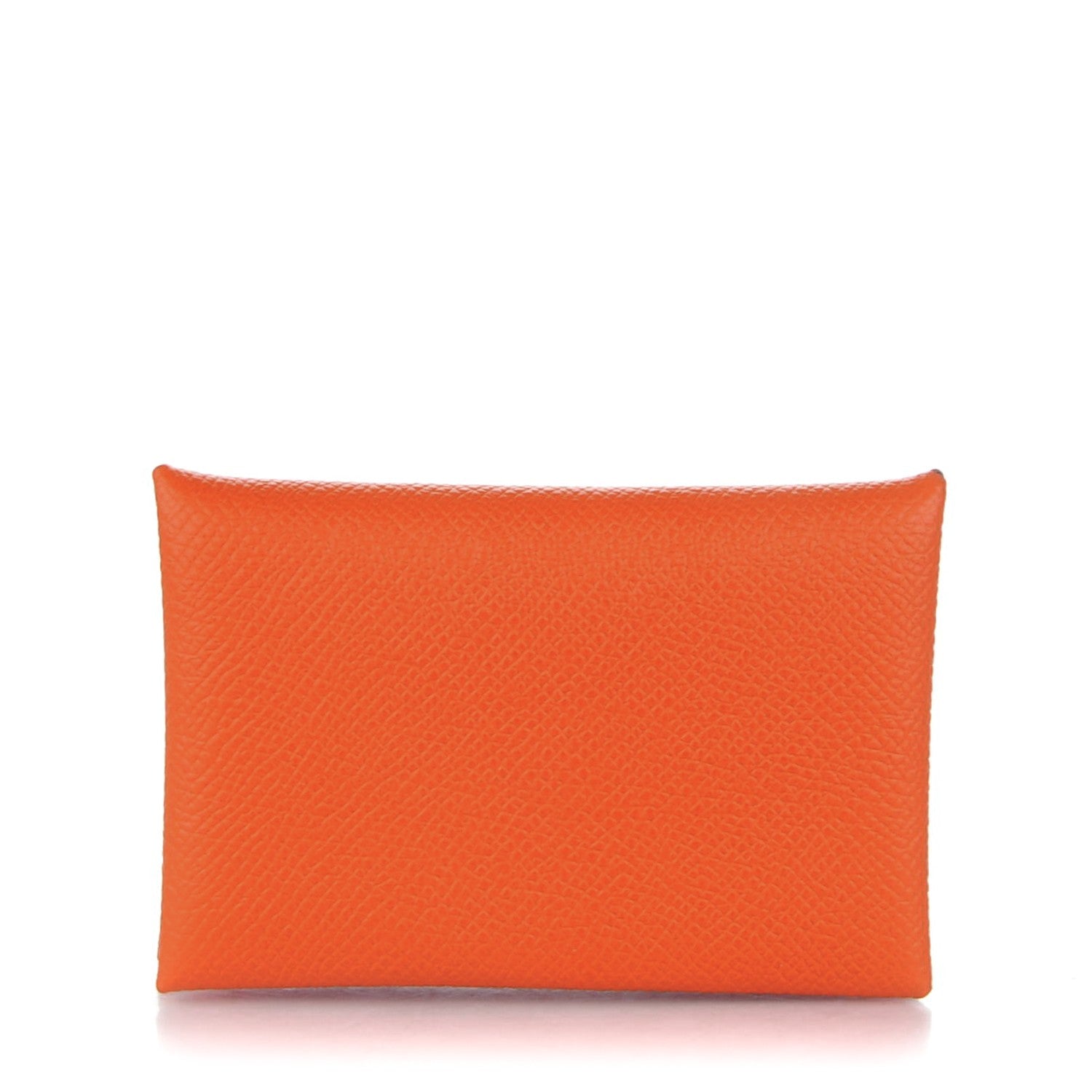 Hermes Epsom Calvi Card Case Orange 1 of 7