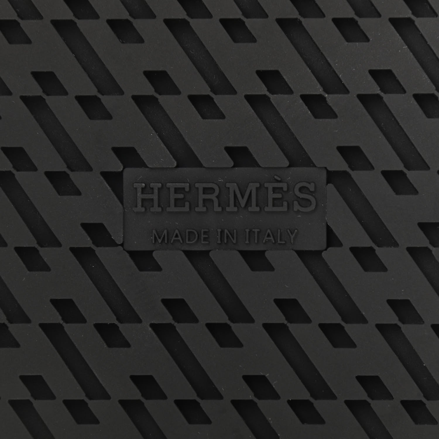 Hermes Calfskin Womens Chypre Sandals 37 Black 7 of 9