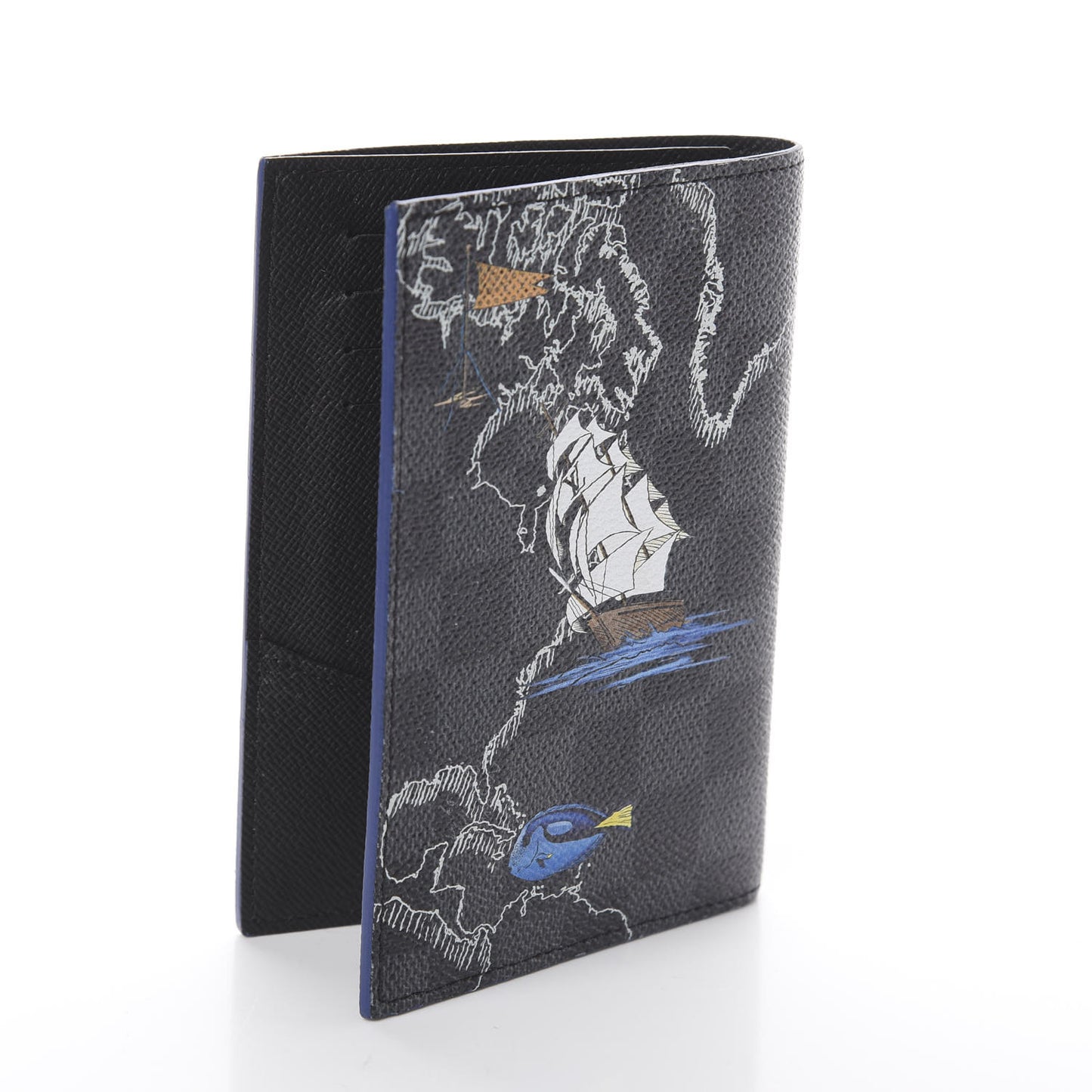 Damier Graphite Map Passport Cover