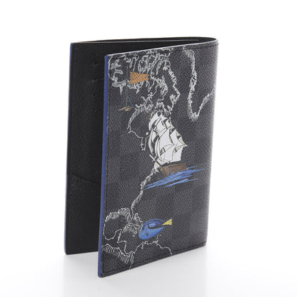 Louis Vuitton Damier Graphite Map Passport Cover 2 of 5