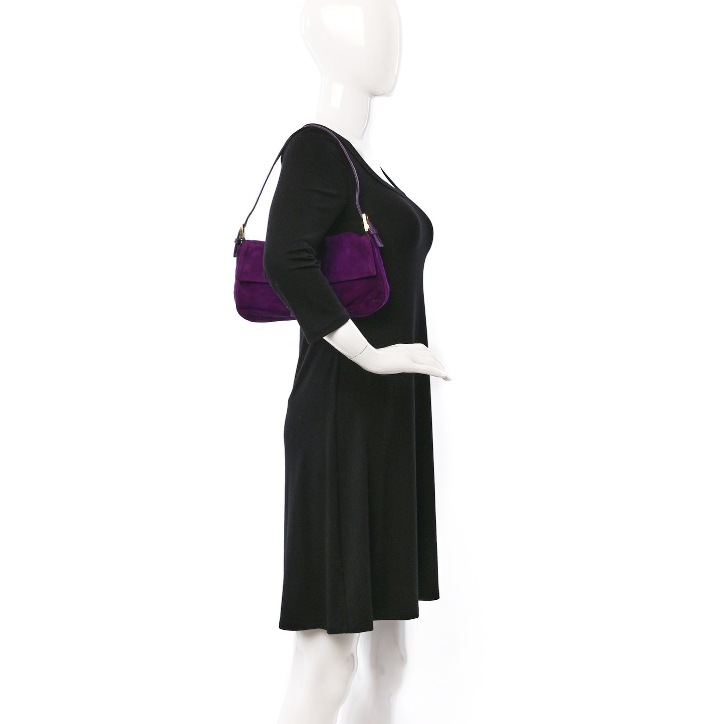 Suede Baguette Purple