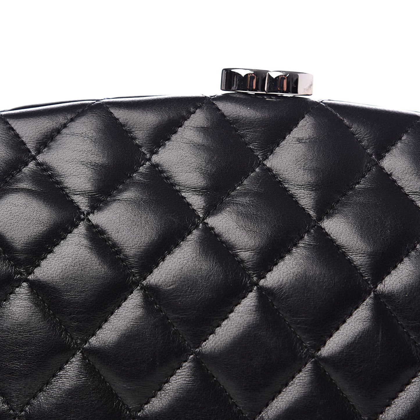 Lambskin Quilted Timeless Clutch Black