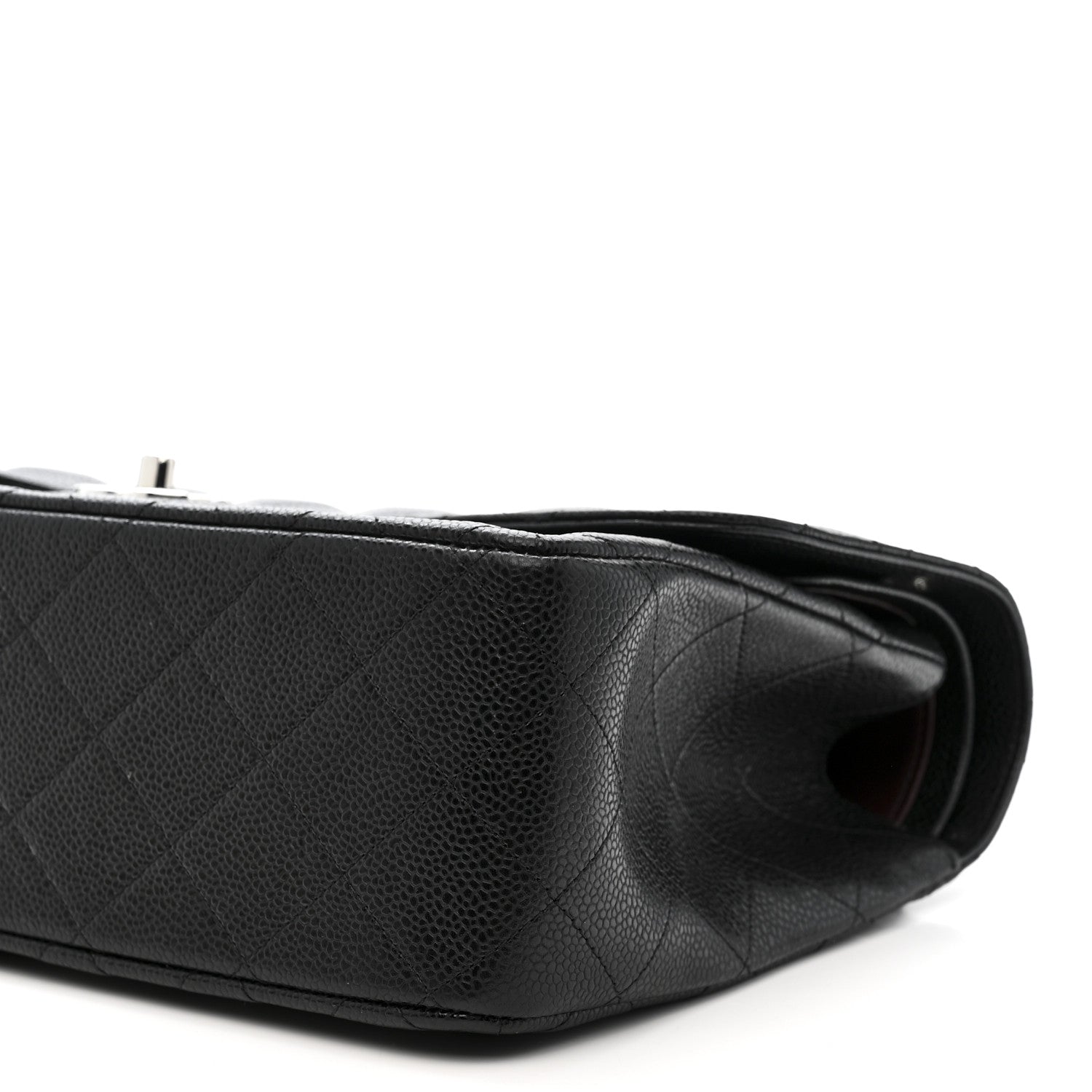 Chanel Caviar Quilted Jumbo Double Flap Black 10 of 11
