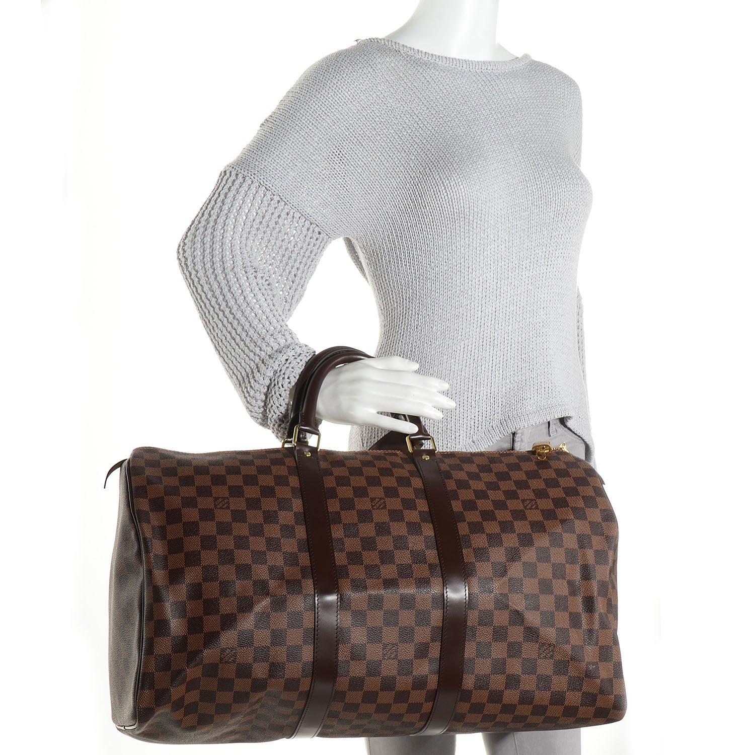 Louis Vuitton Damier Ebene Keepall 50 2 of 7