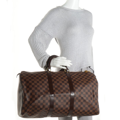 Louis Vuitton Damier Ebene Keepall 50 2 of 7
