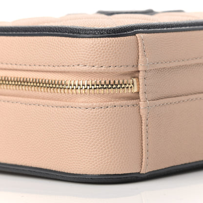Chanel Caviar Quilted Medium CC Filigree Vanity Case Beige Black 8 of 9