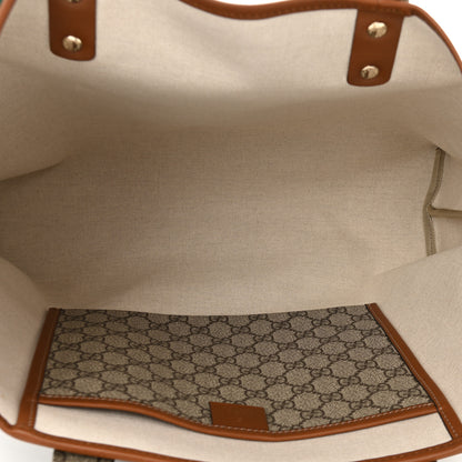 Gucci GG Plus Monogram Medium Signature Web Loop Tote Brown 5 of 10