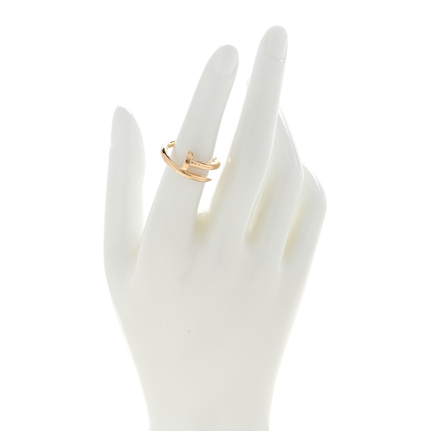 Cartier 18K Yellow Gold Juste Un Clou Ring 53 6.25 2 of 4