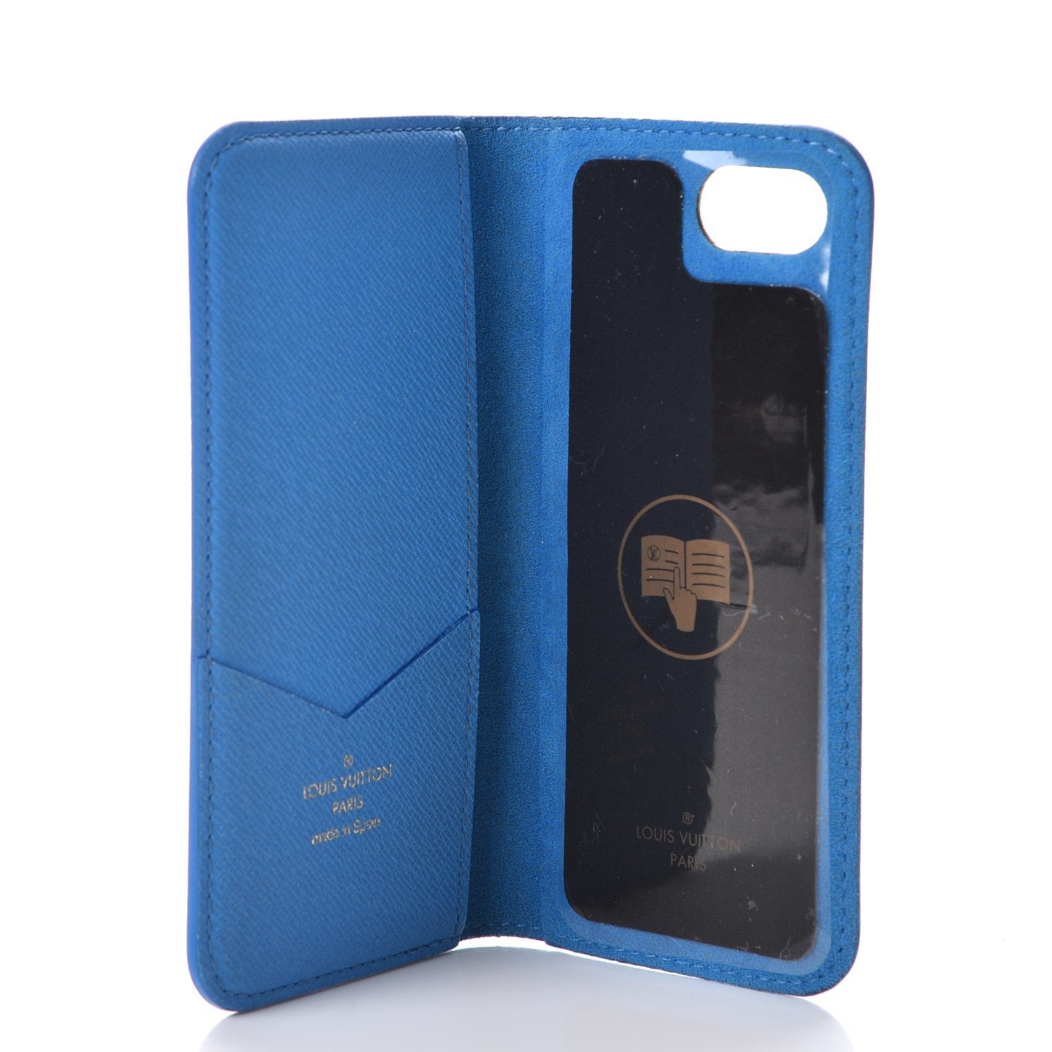 Louis Vuitton Monogram iPhone 7/8 Folio Case Blue 5 of 7
