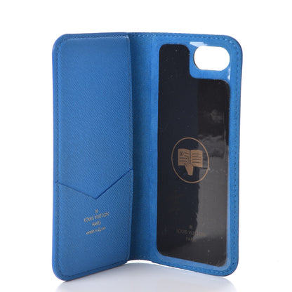Louis Vuitton Monogram iPhone 7/8 Folio Case Blue 5 of 7