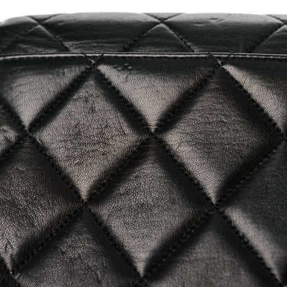 Chanel Lambskin Quilted 5 Chain Small Flap Black 13 of 18