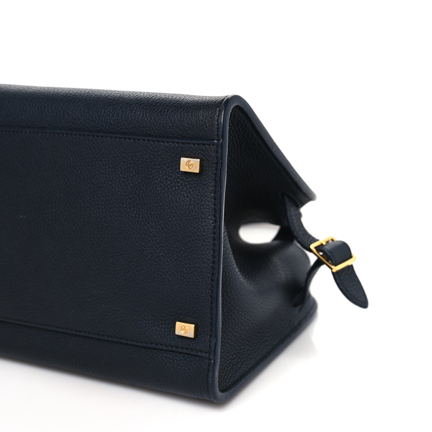 Grained Calfskin Soft Margaux 10 Navy