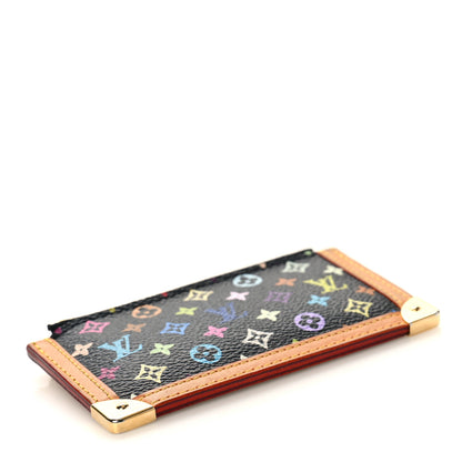 Louis Vuitton Monogram Multicolor Key Pouch Black 4 of 8