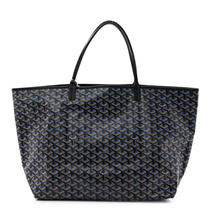 Goyard Goyardine Saint Louis Claire Voie GM Black Sky Blue 3 of 12