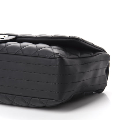 Chanel Rubber Quilted Lambskin Maxi Coco Rain Flap Black 7 of 10