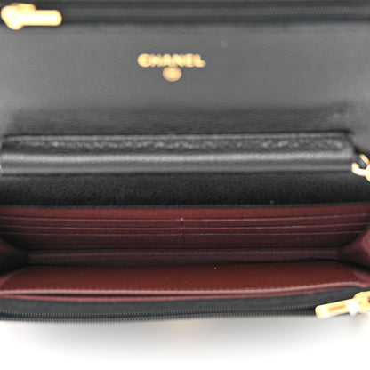 Chanel Caviar Quilted Wallet on Chain WOC Black 5 of 14