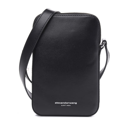Alexander Wang Textured Calfskin Scout Crossbody Pouch Black 1 of 9