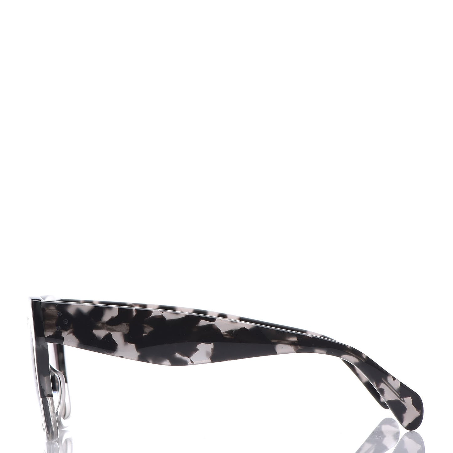 Acetate Cat Eye Sunglasses CL40004I Grey Black
