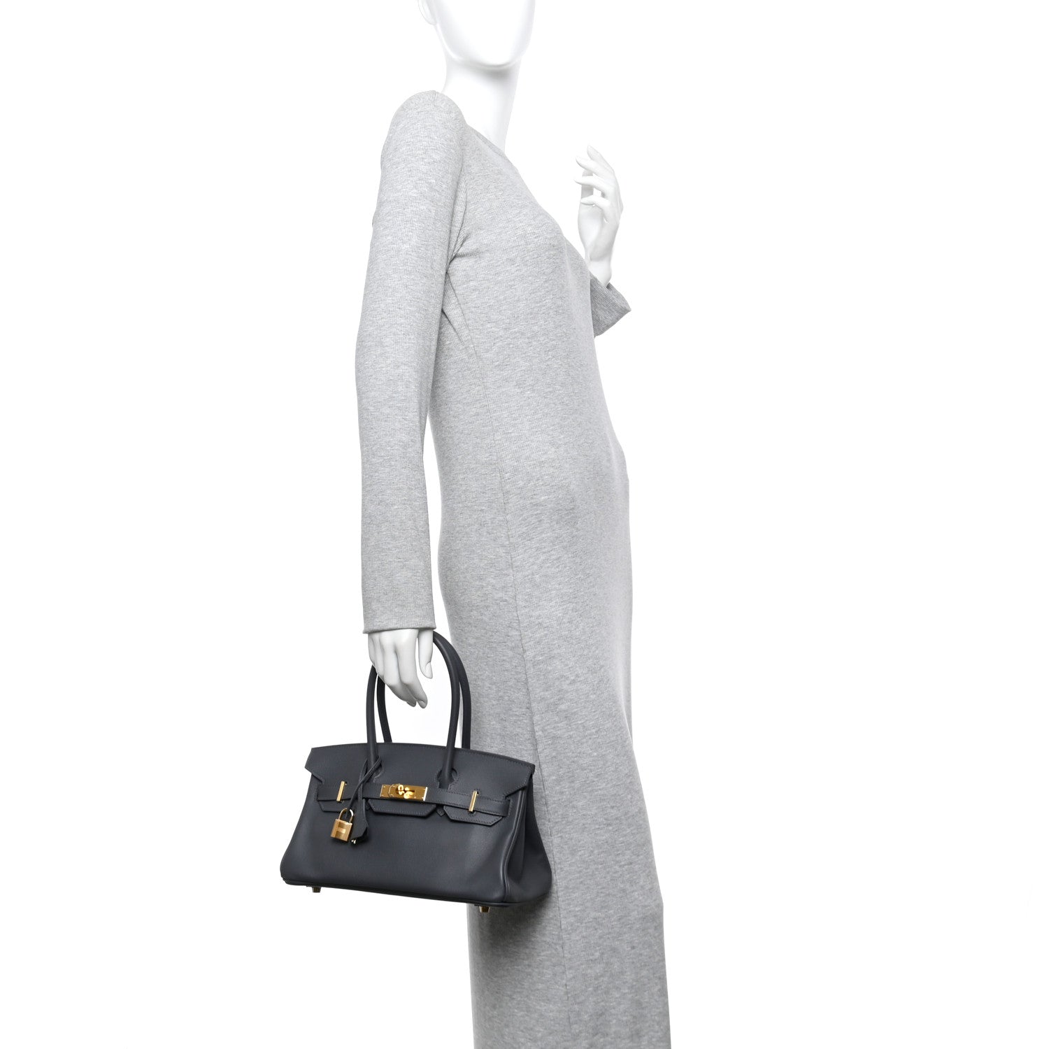 Hermes Evercolor Shoulder Birkin Light 29 Ardoise 3 of 11
