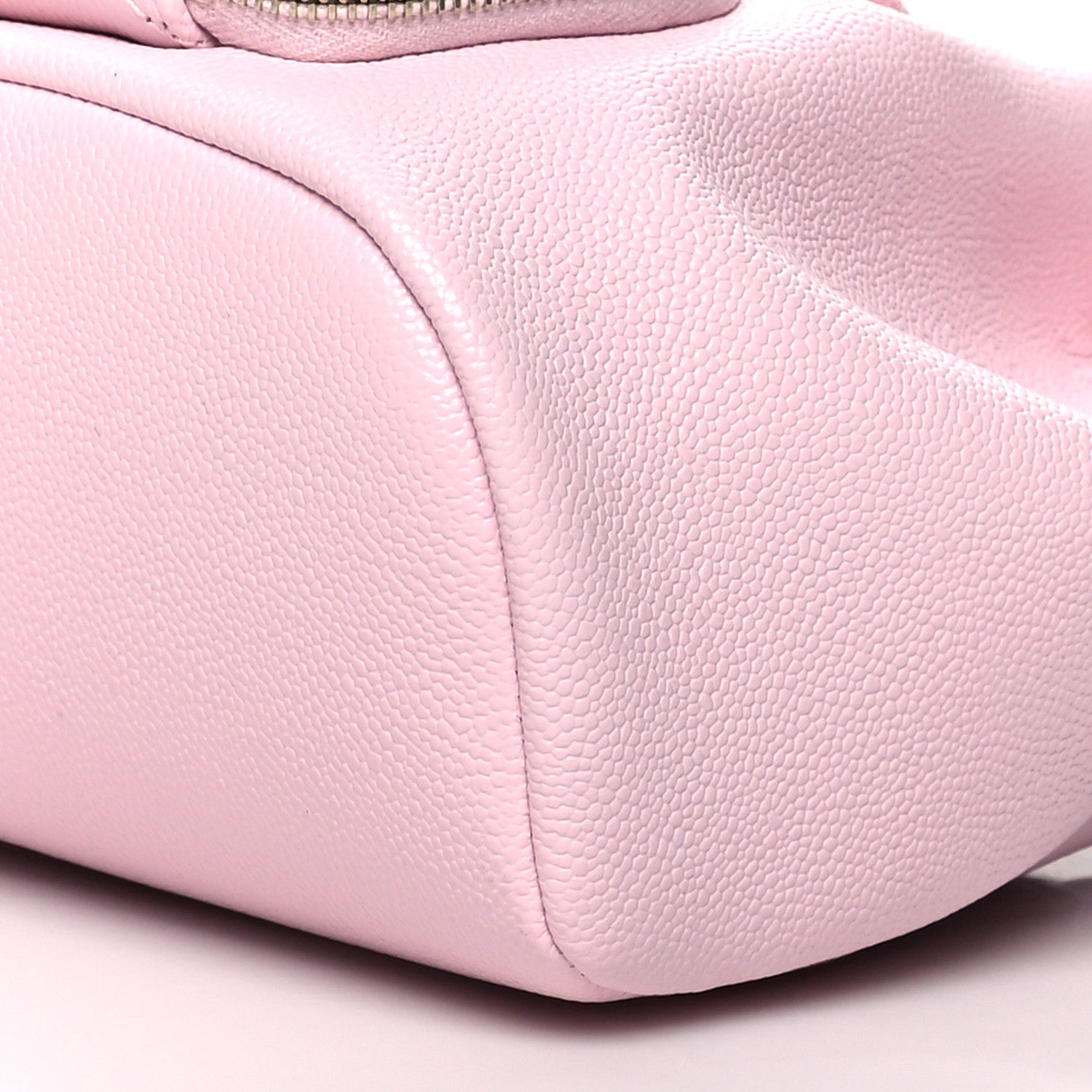 Chanel Caviar Quilted CC Pocket Bucket Bag Light Pink 11 of 11