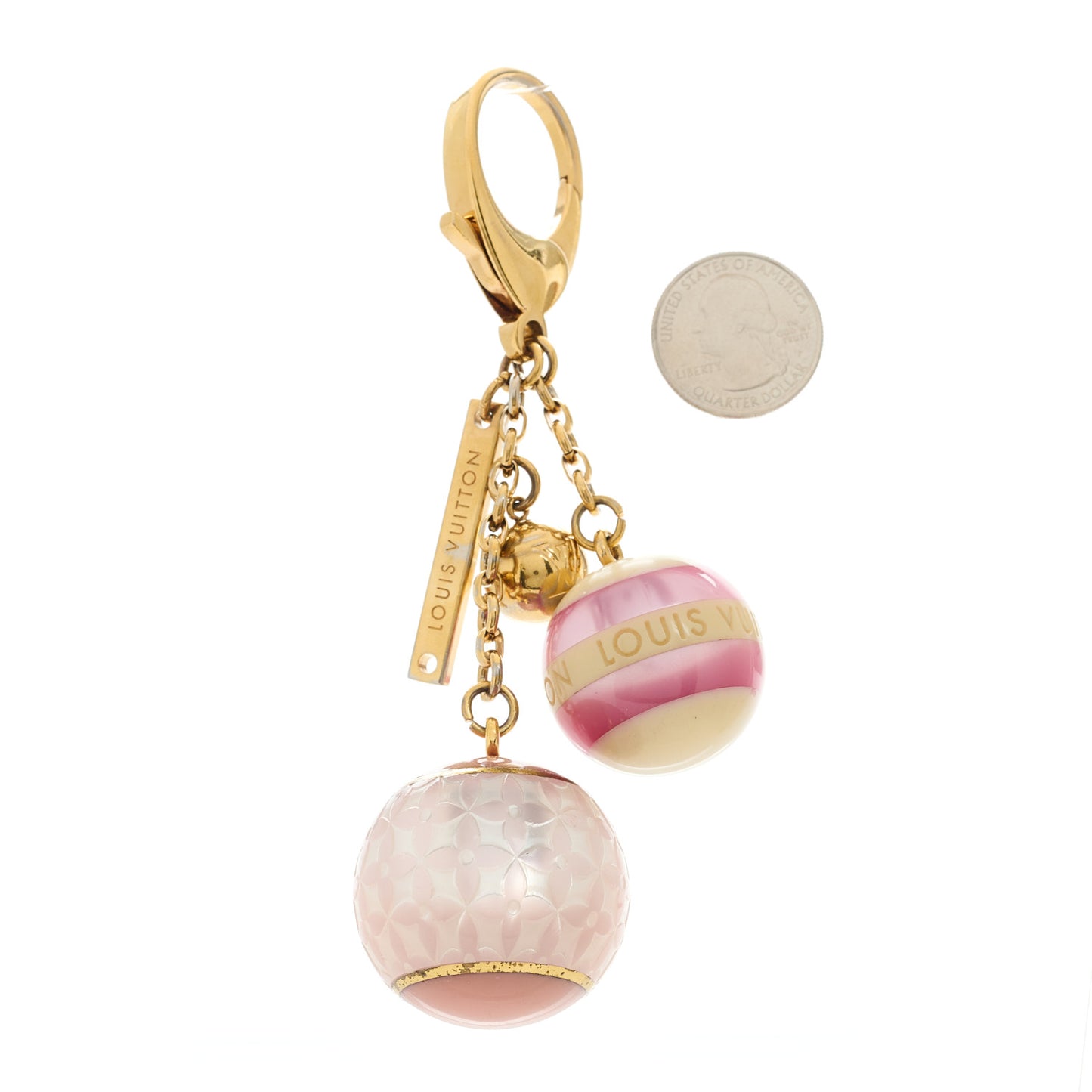 Mini Lin Croisette Bag Charm Violet