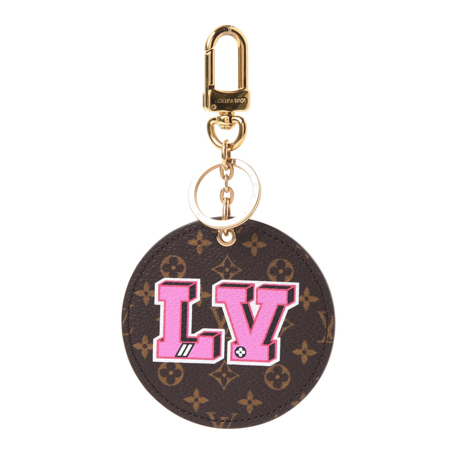 Louis Vuitton Monogram Stories Bag Charm Key Holder 1 of 4