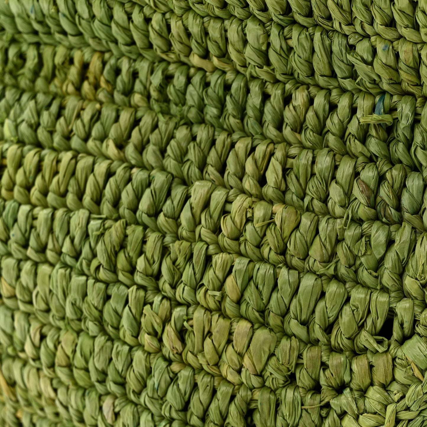 Raffia Paulas Ibiza Fold Shopper Tote Green