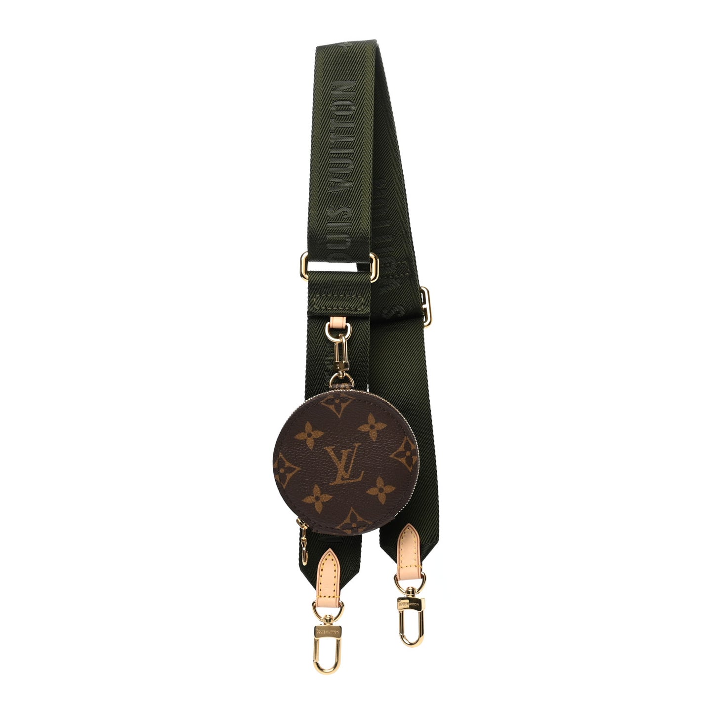 Monogram Multi Pochette Accessories Bandouliere Shoulder Strap Kaki