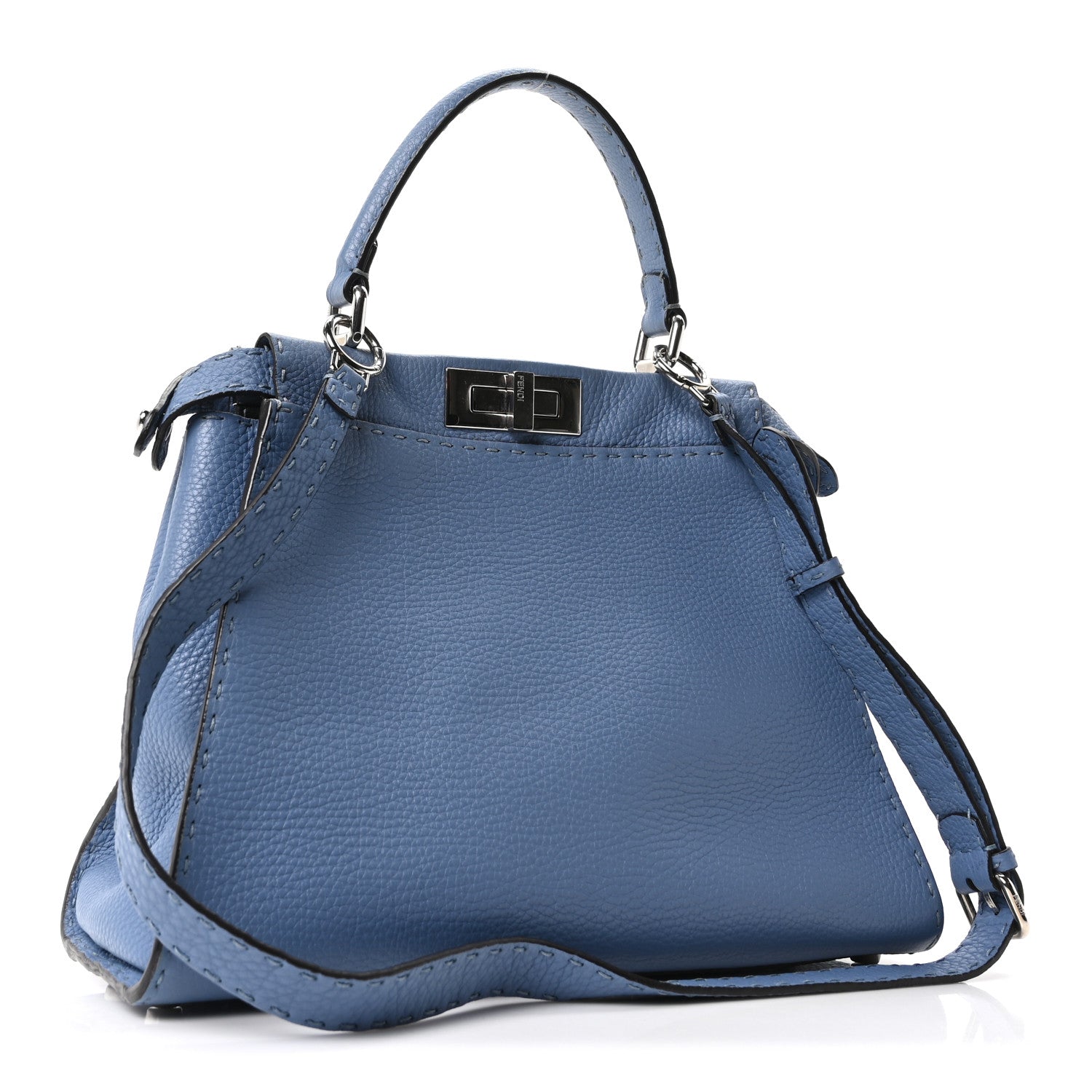 Fendi Cuoio Romano Selleria Bi-Color Medium Peekaboo Iconic