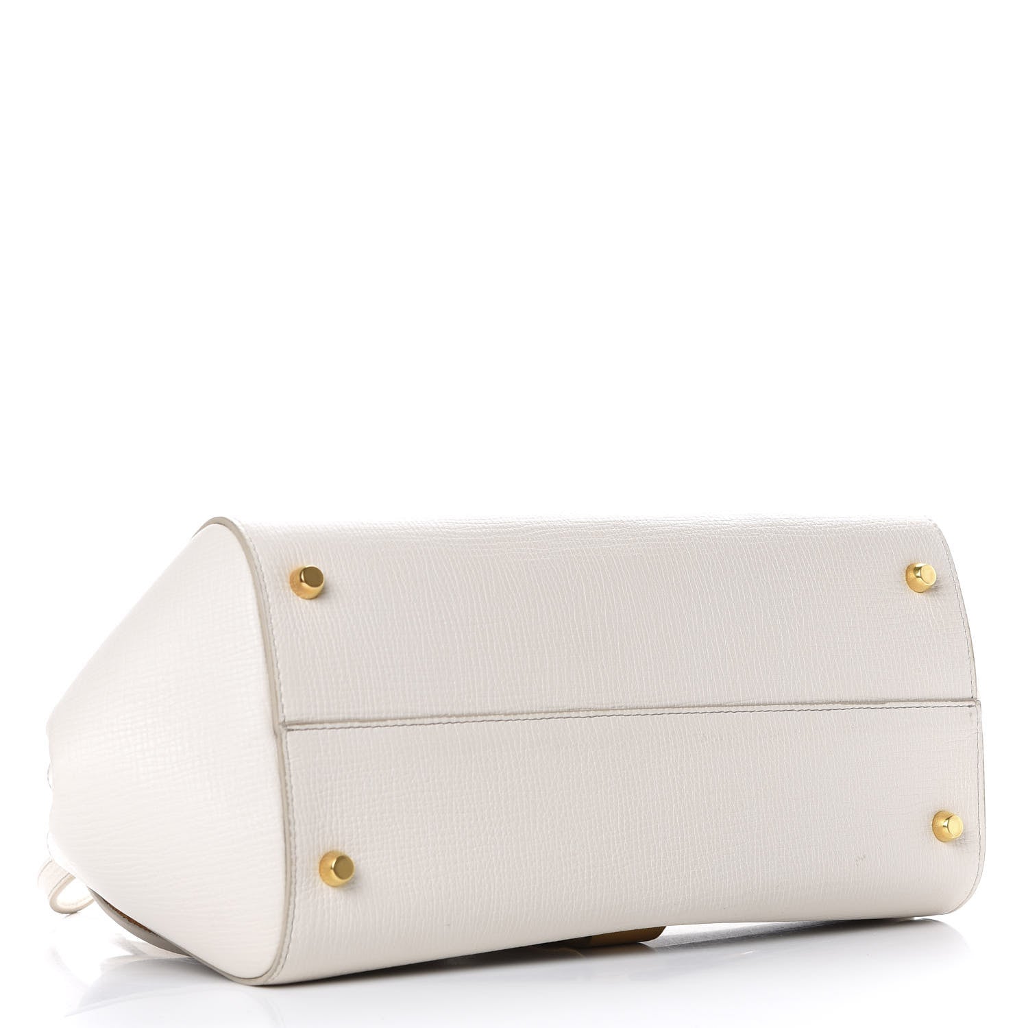 Bottega Veneta Calfskin BV Angle Shoulder Bag Off White 4 of 11