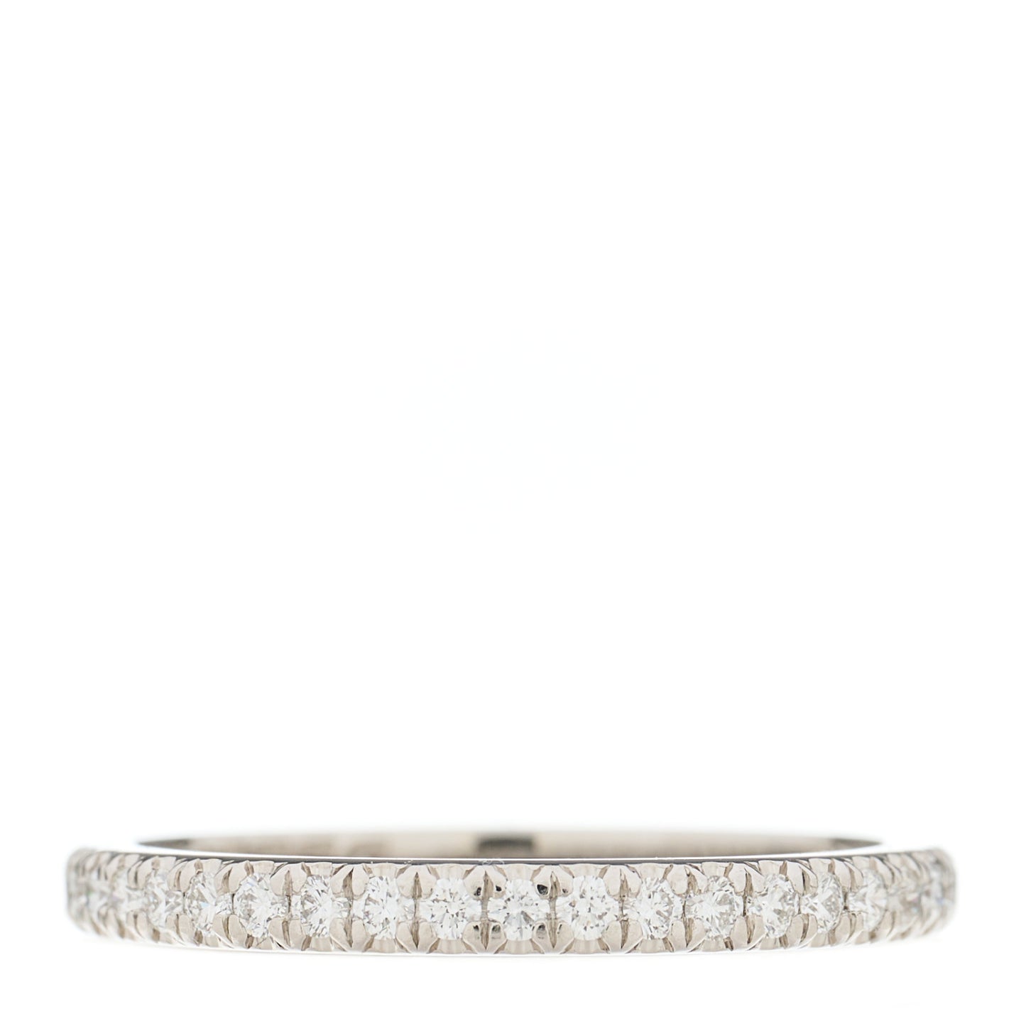 Platinum Diamond .30ctw Soleste Eternity Band Ring 50 5.5