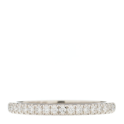 Tiffany Platinum Diamond .30ctw Soleste Eternity Band Ring 50 5.5 1 of 4