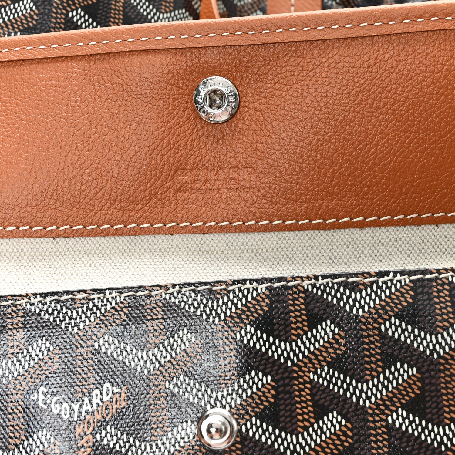 Goyard Goyardine Saint Louis PM Black Gold 7 of 11