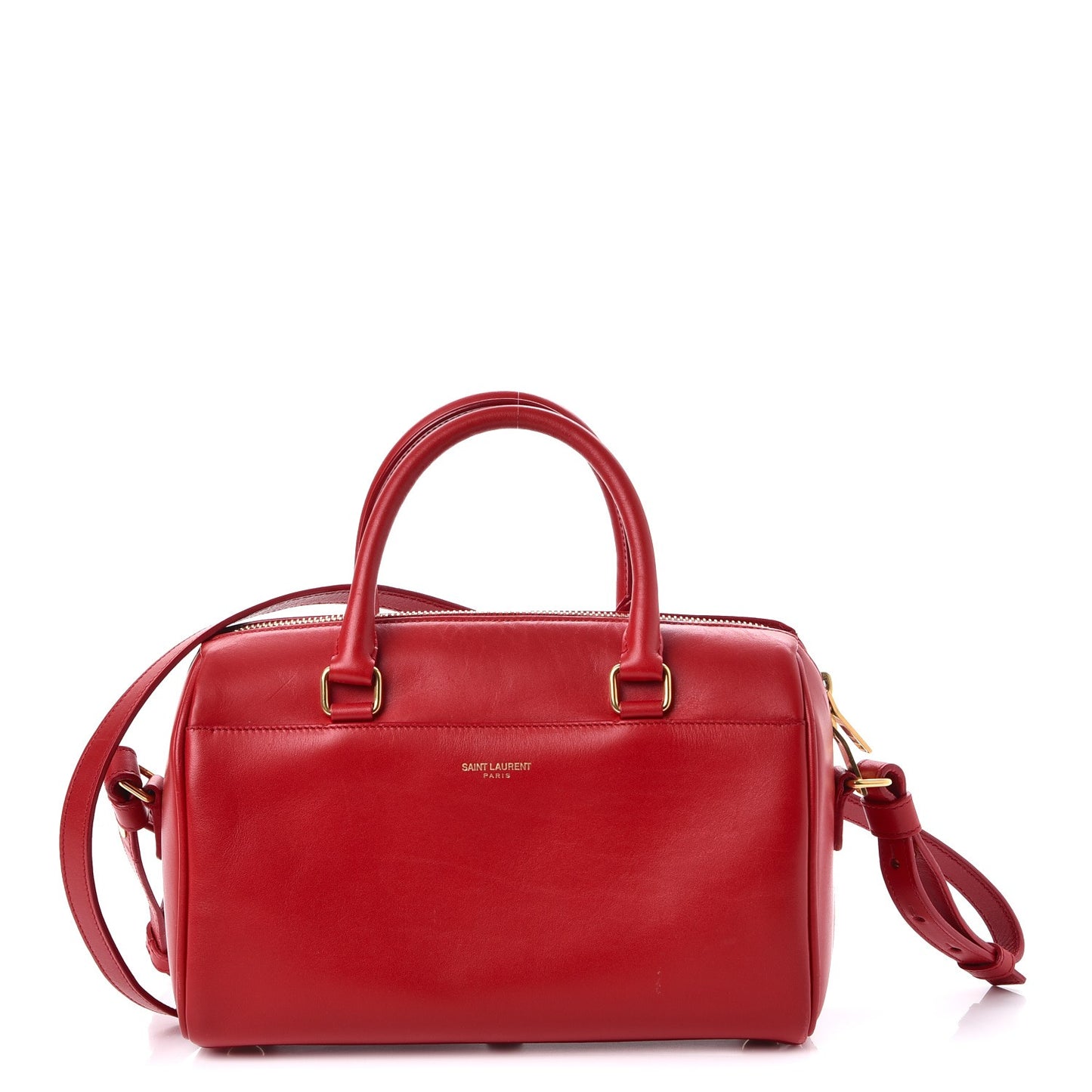Calfskin Classic Baby Duffle Red
