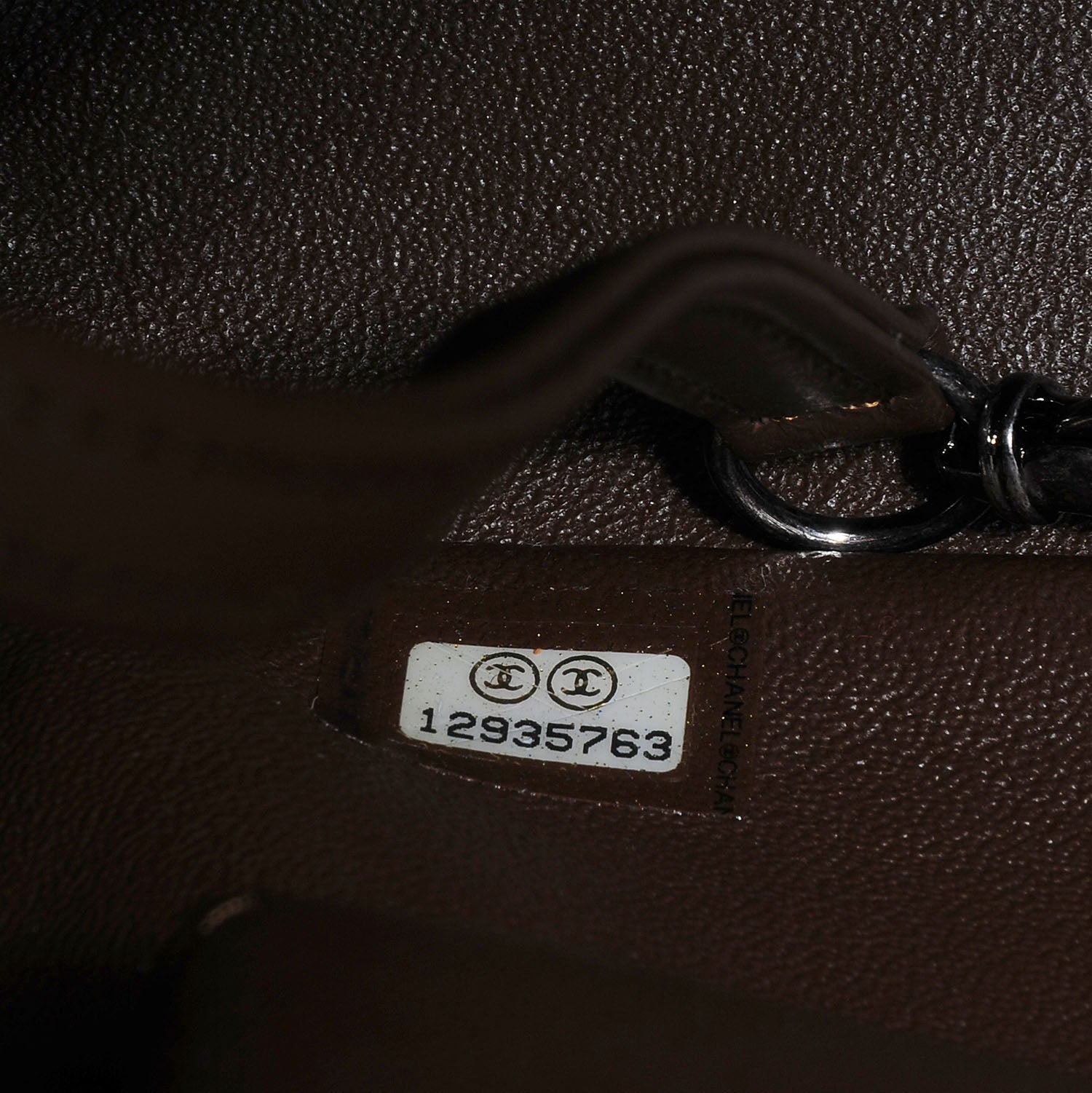Chanel Aged Calfskin Reissue 2.55 Tote Bronze 8 of 8