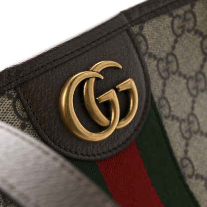 Gucci GG Supreme Monogram Medium Ophidia Tote Bag Brown 11 of 11