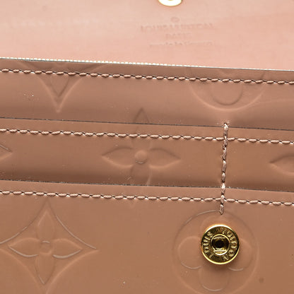 Louis Vuitton Vernis Sarah Wallet Rose Velours 7 of 8