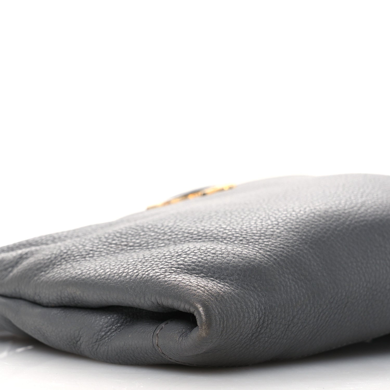 Prada Vitello Daino Zippered Shoulder Bag Marmo 10 of 15