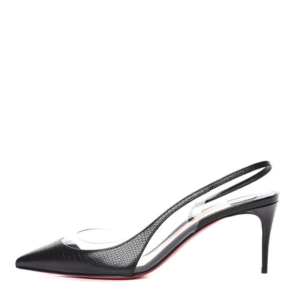 Christian Louboutin Calf Zarli PVC Optisexy 70 Pumps 39.5 Black 1 of 7