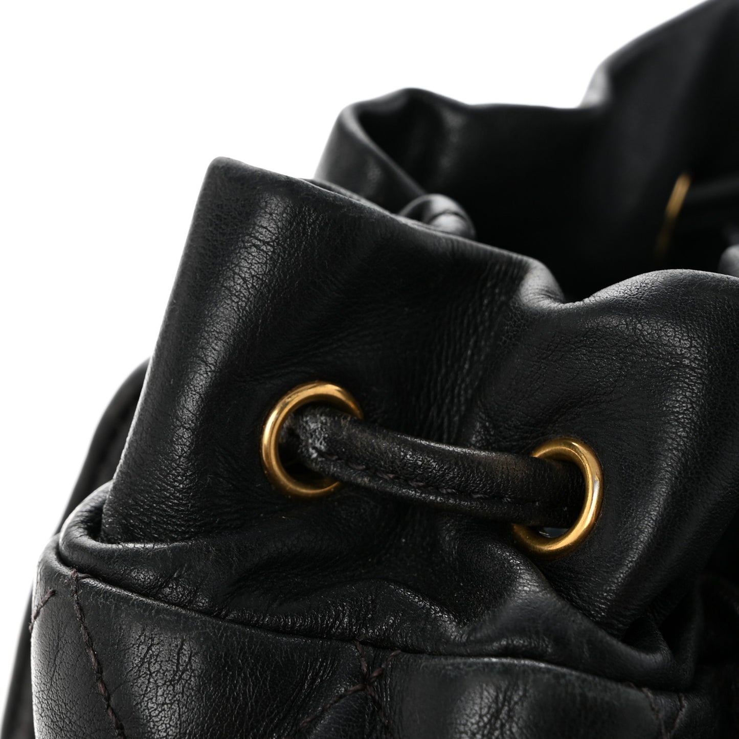 Lambskin Quilted Large Urban Spirit Backpack Black