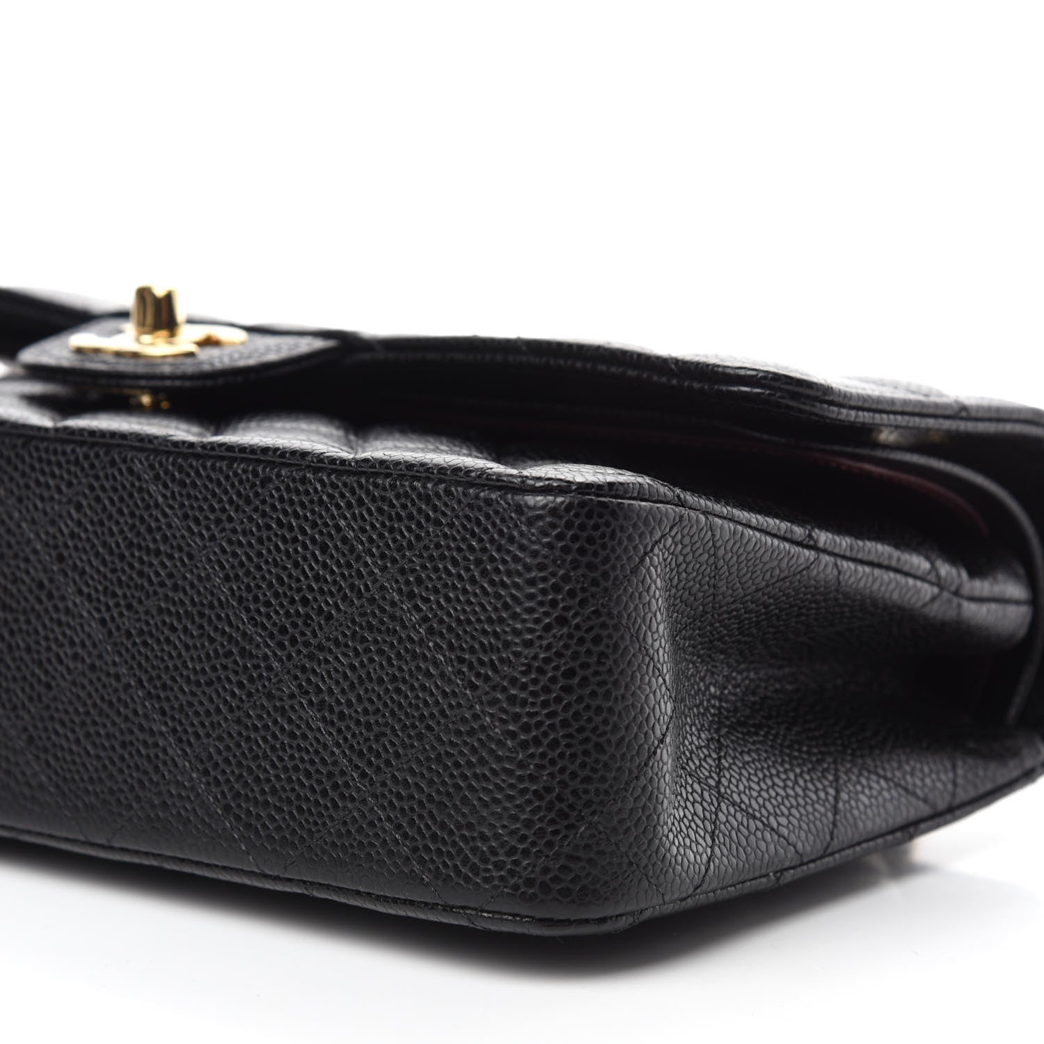 Chanel Caviar Quilted Medium Double Flap Black 7 of 10