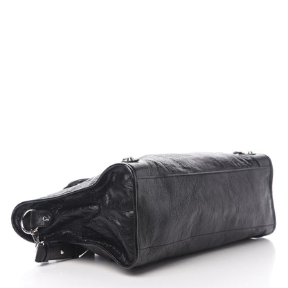 Balenciaga Agneau Classic Silver Hardware City Black 3 of 9